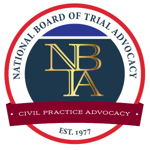 National Board of Trial Advocacy badge